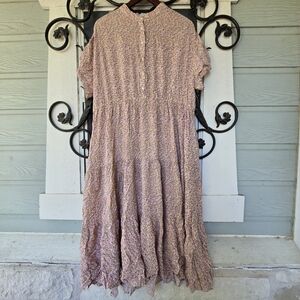 Sweet Salt Floral Coquette Cottagecore Tiered Midi Dress Pockets - 3XL 22/24